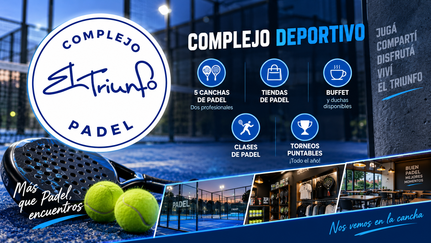 Portada de El Triunfo Padel