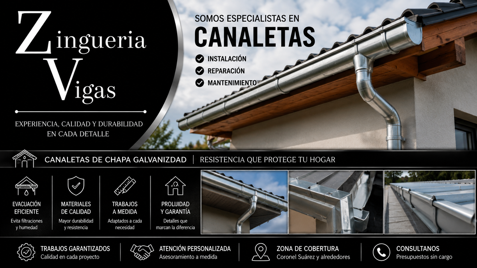 Portada de Zinguería Vigas