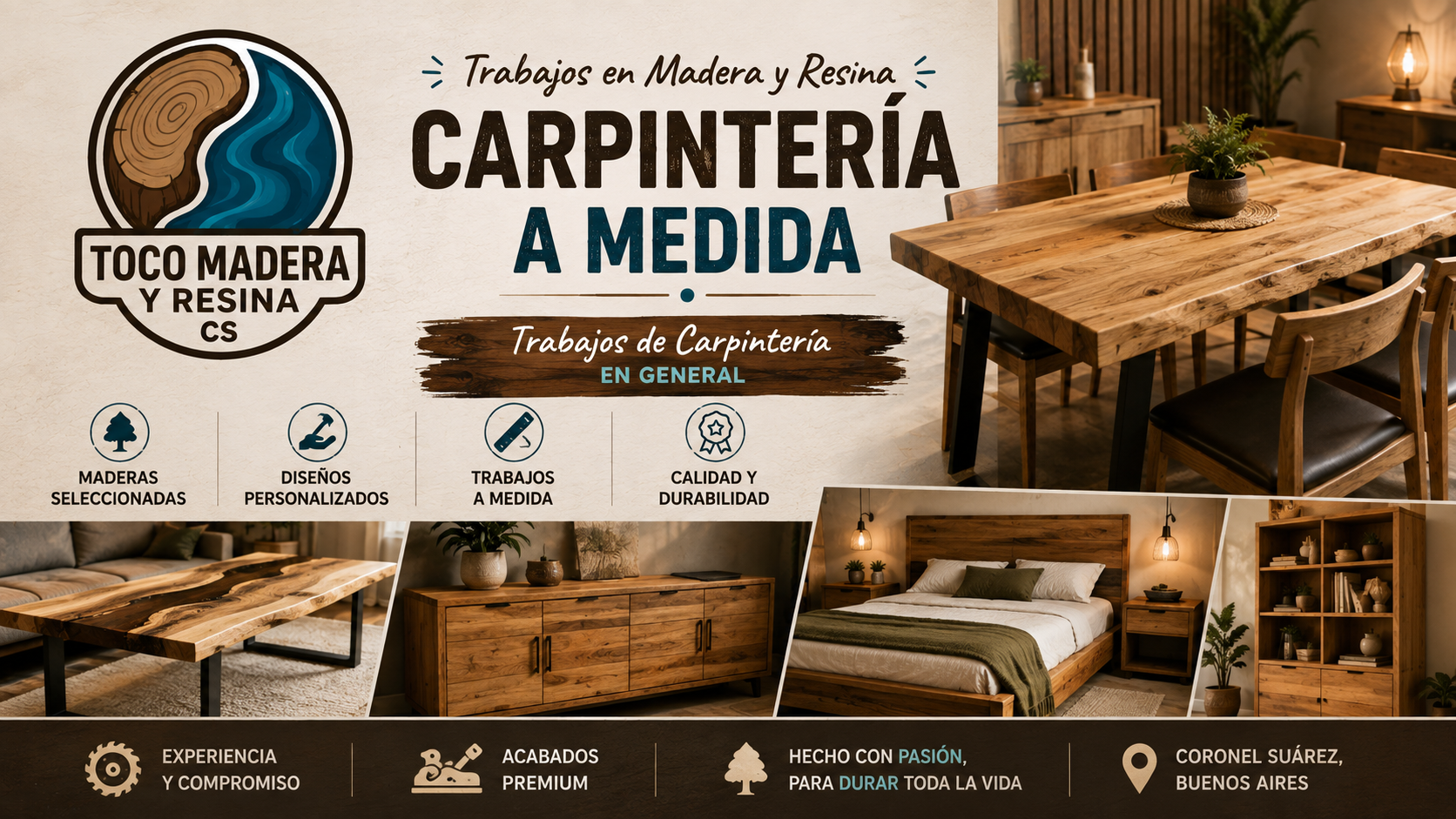 Portada de Toco Madera y Resina