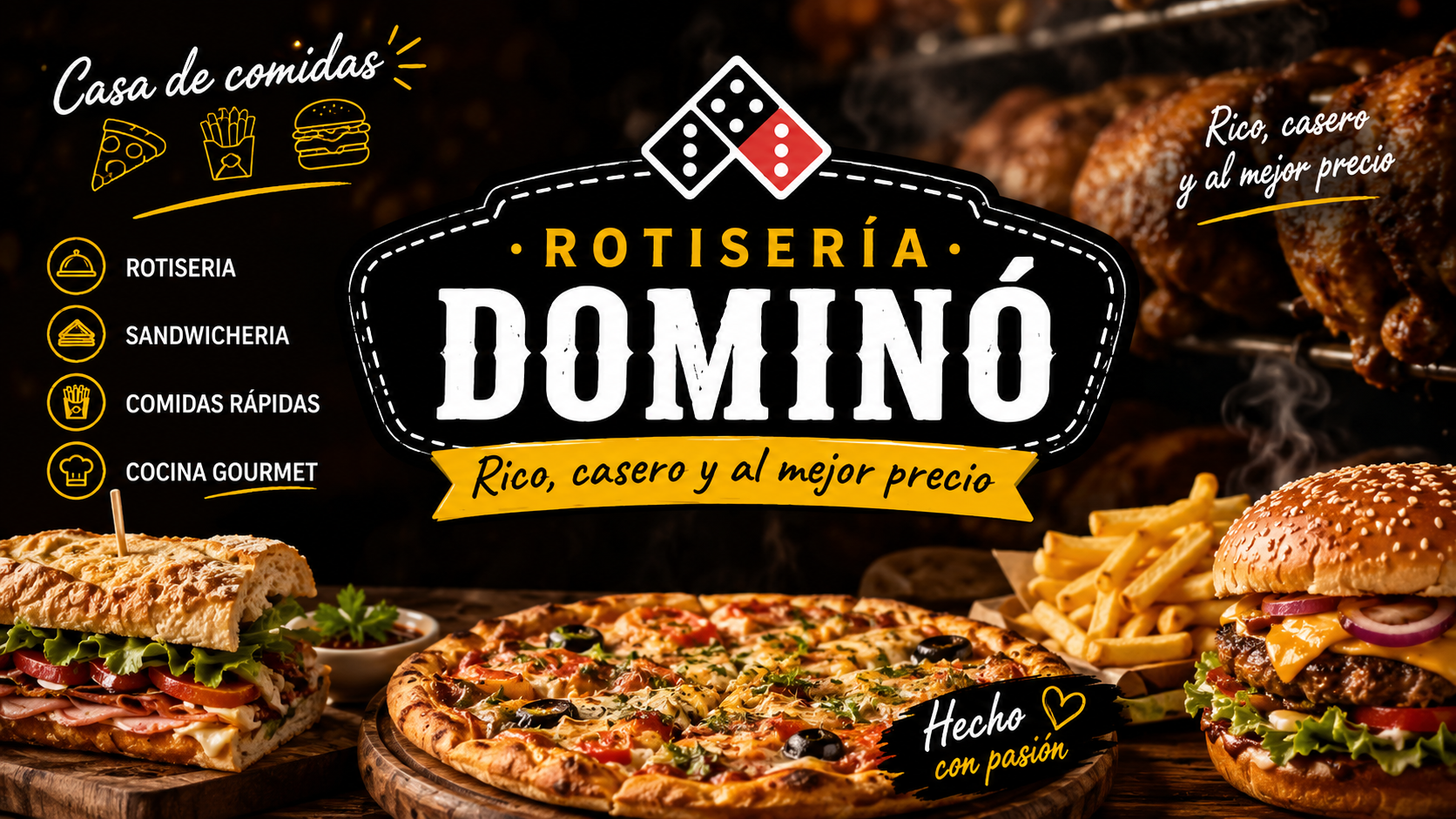 Portada de Rotisería Dominó
