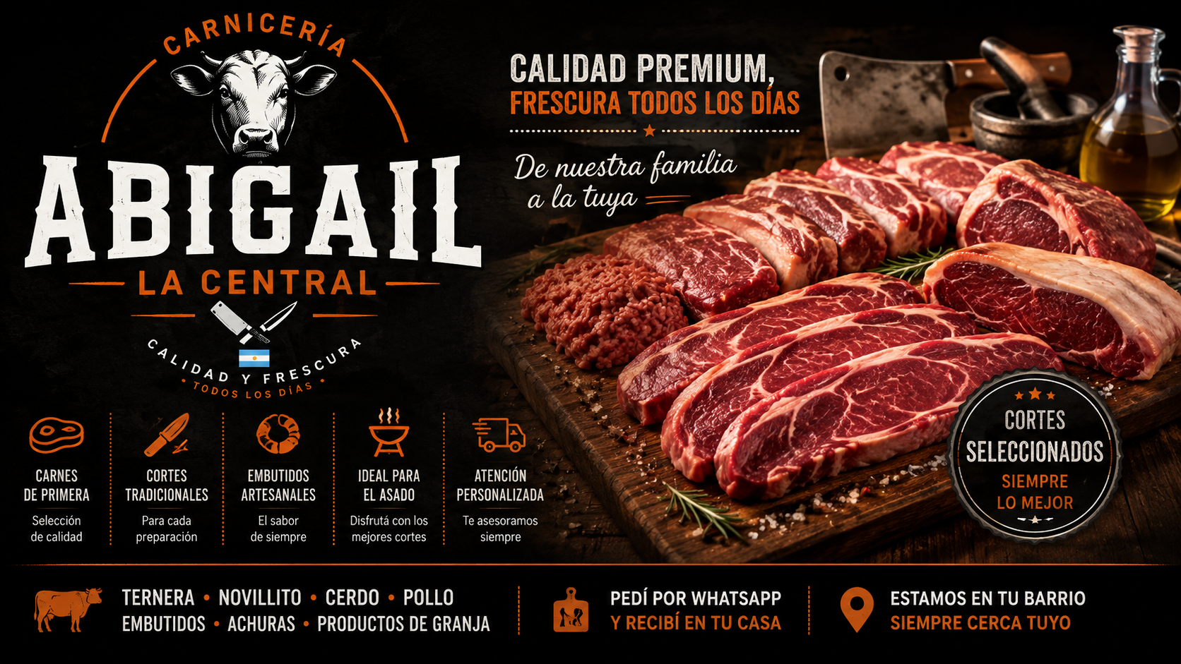Portada de Carnicería Abigail - La Central