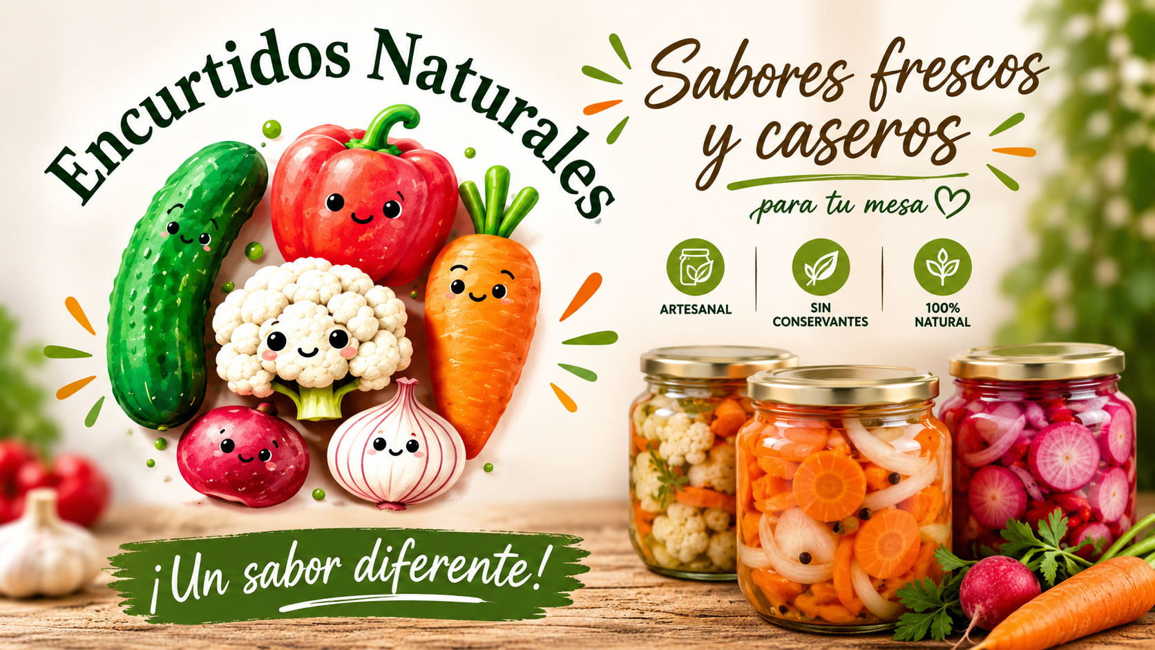 Portada de Encurtidos Naturales