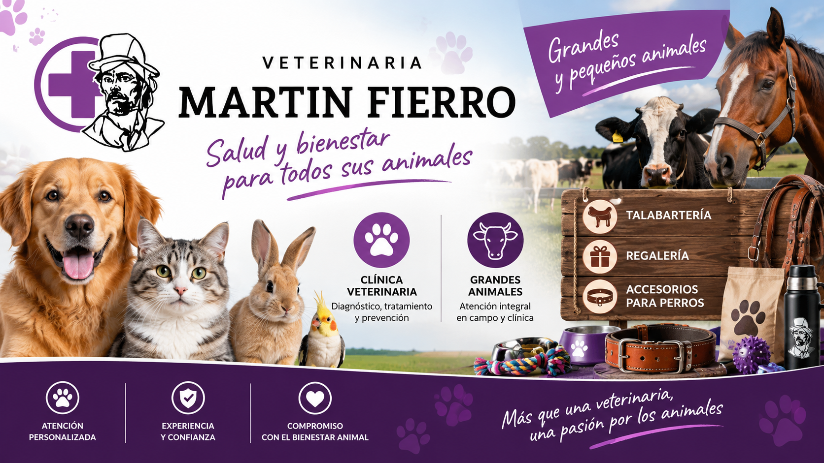 Portada de Veterinaria Martín Fierro