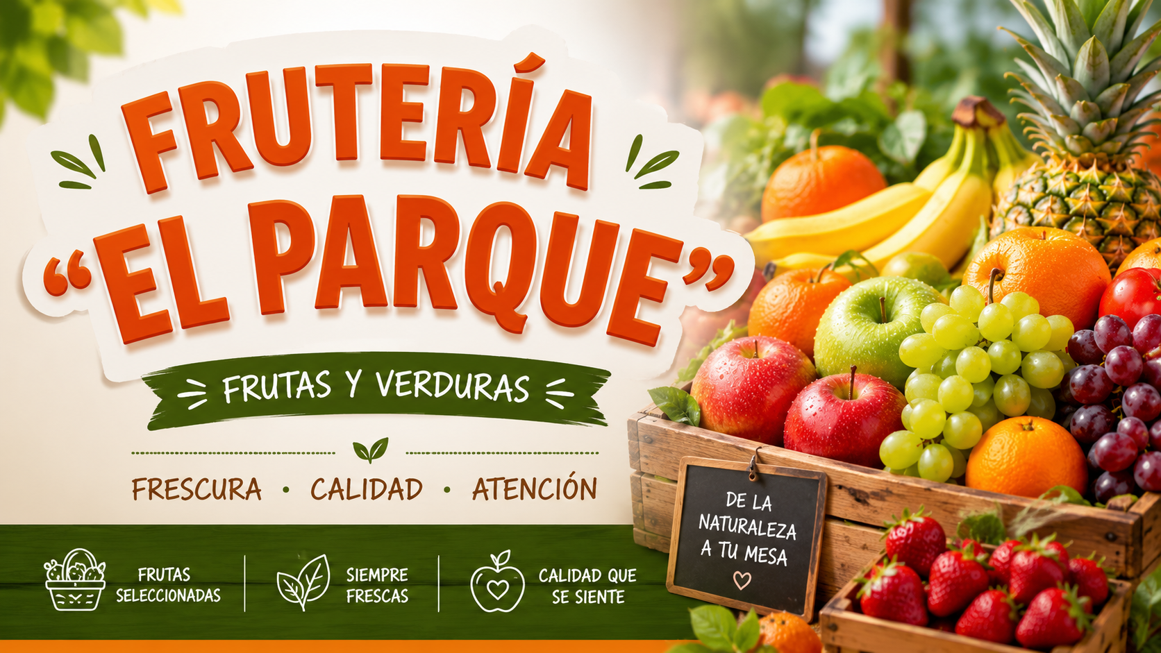 Portada de Frutería El Parque