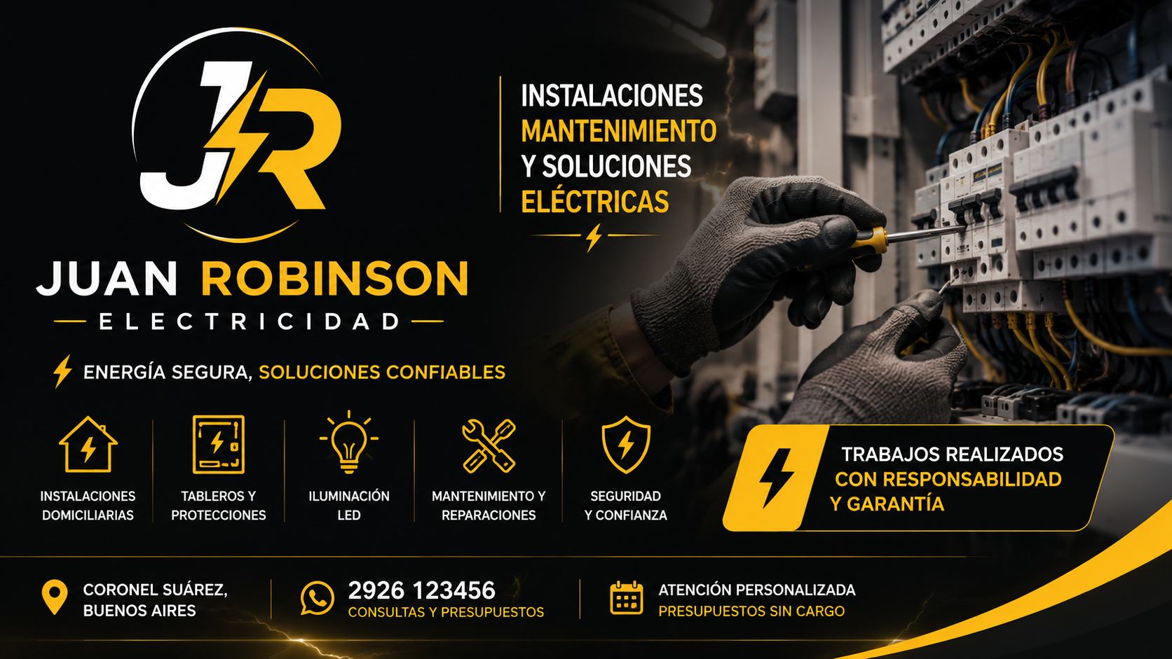 Portada de Juan Robinson Electricidad