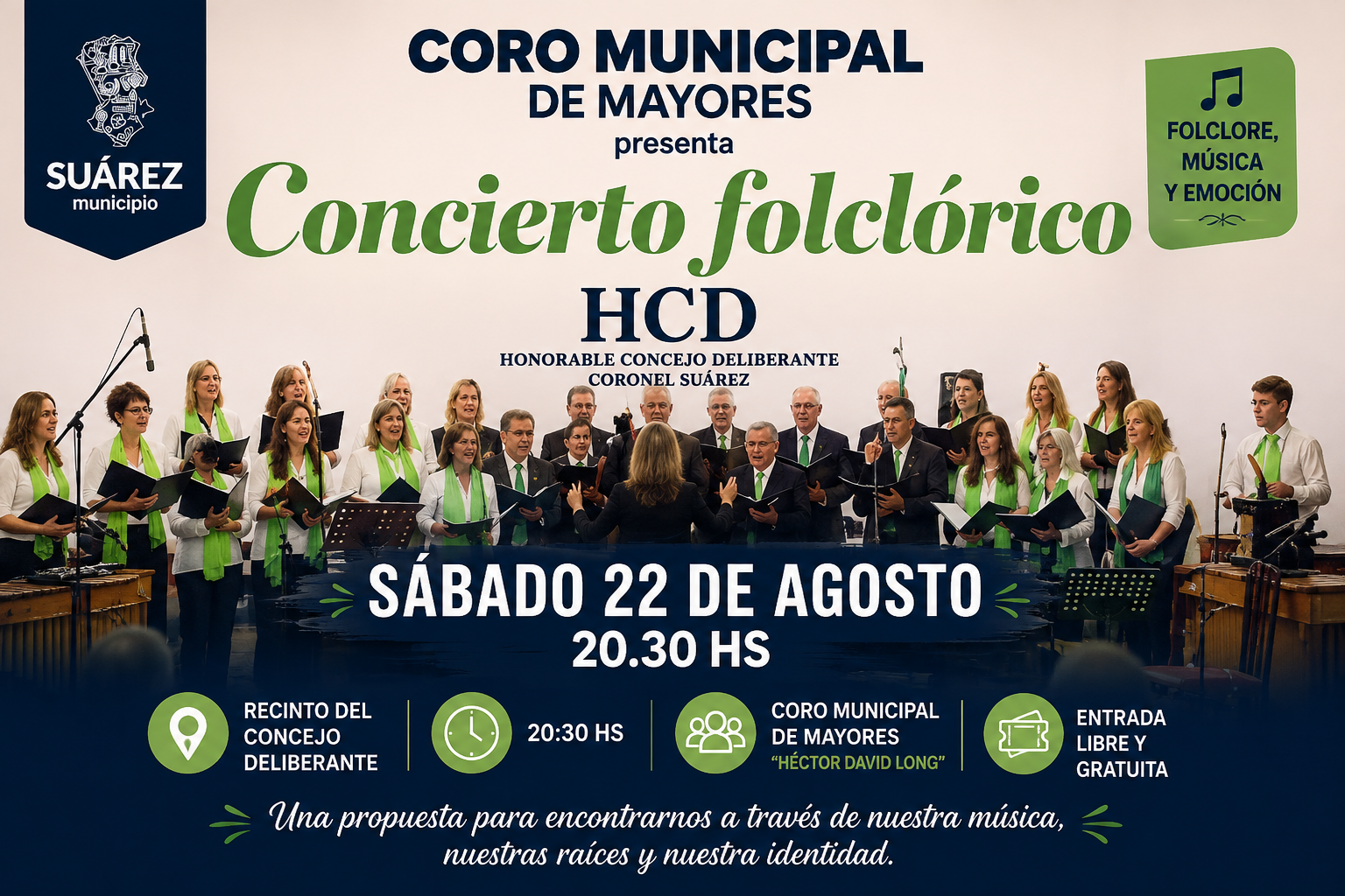 CONCIERTO FOLCLÓRICO – CORO MUNICIPAL DE MAYORES