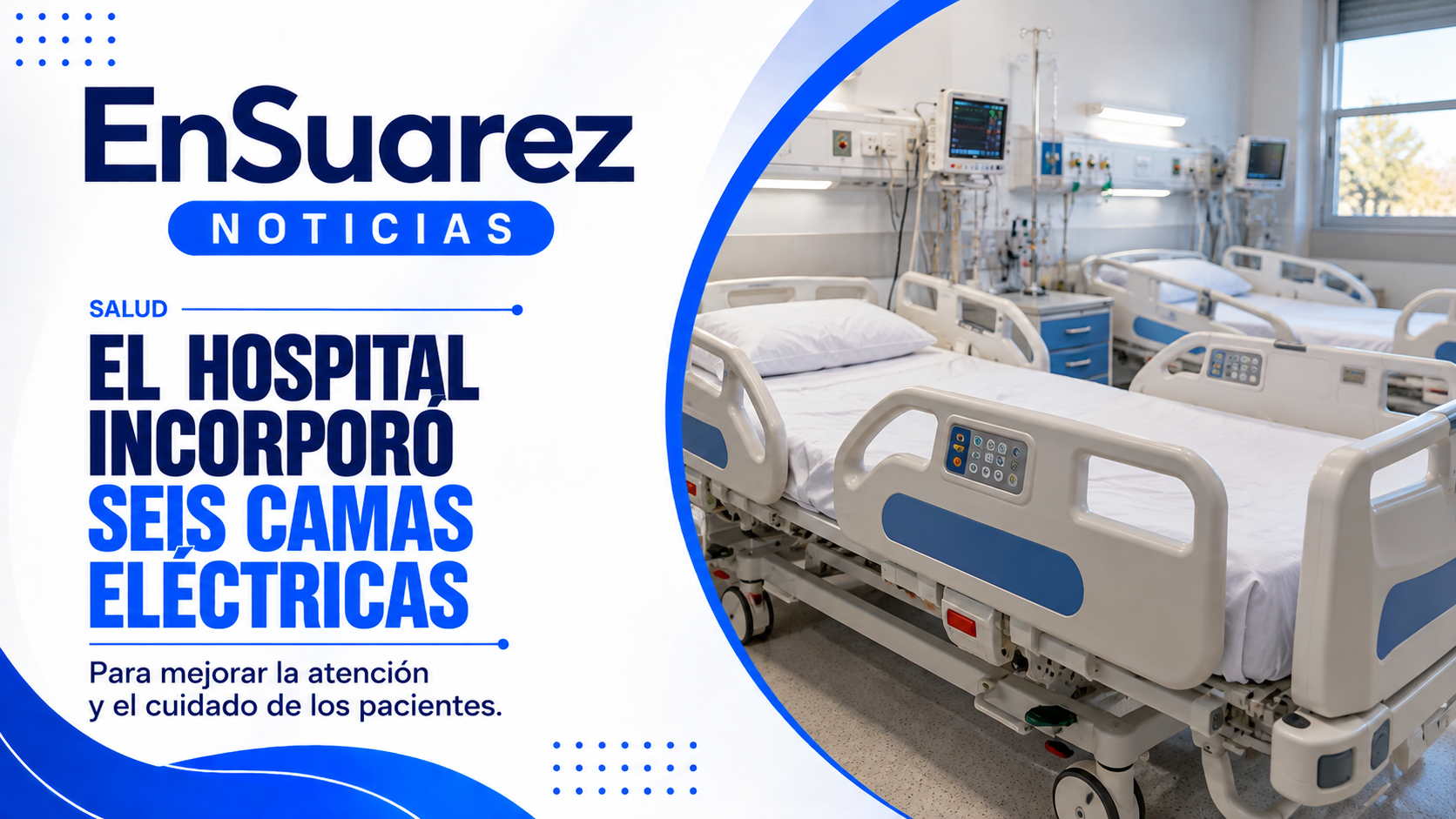 El Hospital Municipal Raúl Caccavo incorporó seis nuevas camas eléctricas